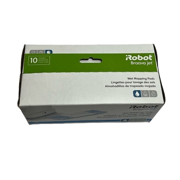 iRobot Braava Jet Wet Mopping Replacement Pads 10 Count Sealed - Picture 2 of 5